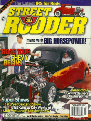 STREET RODDER 2001 JULY - WAR PAINTING, MONSTER MOUSE, CHOP-A-31 PLYMOUTH